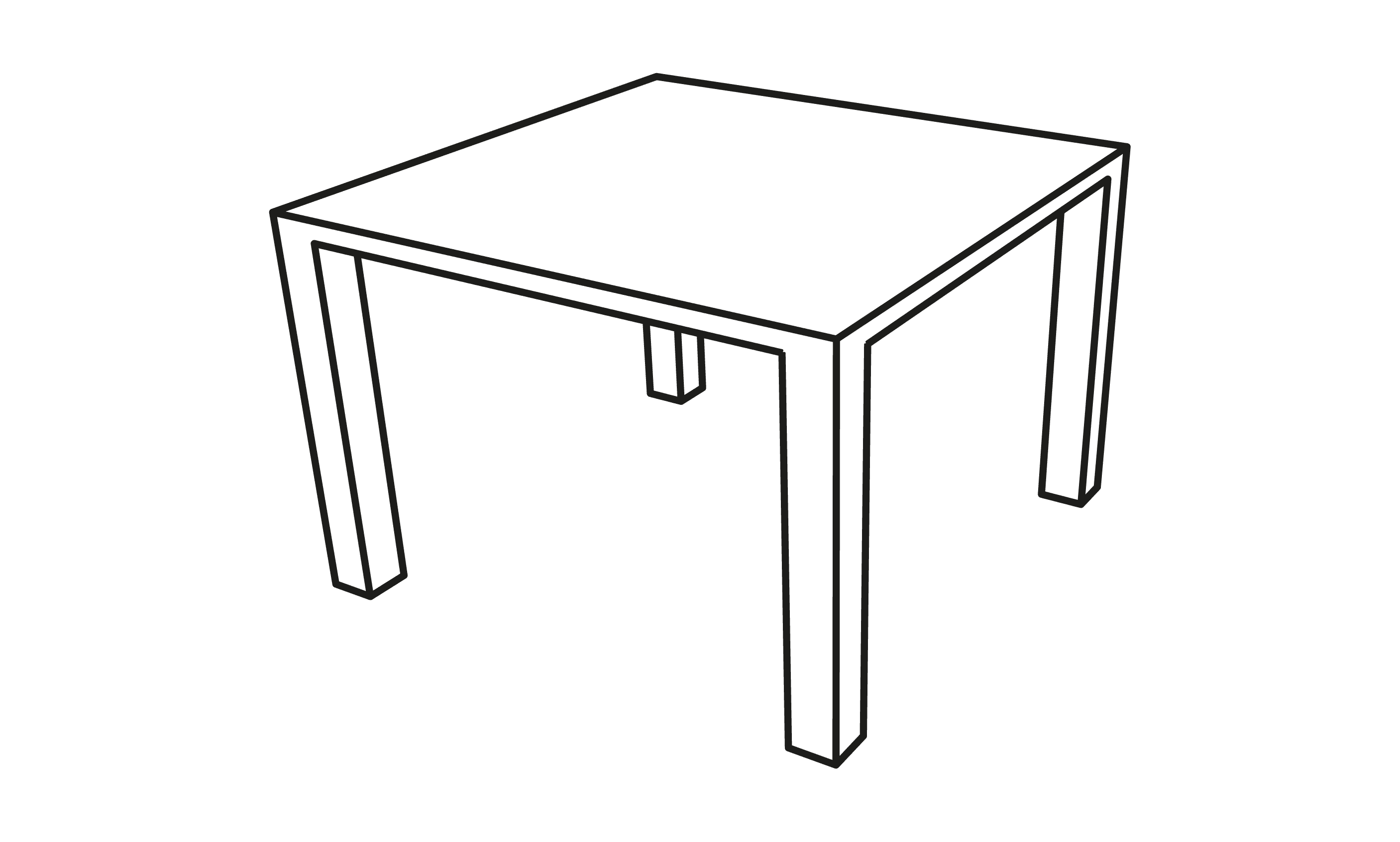 Table Carré Variante