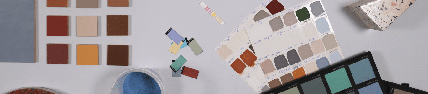 AdLucem microcement colour swatches