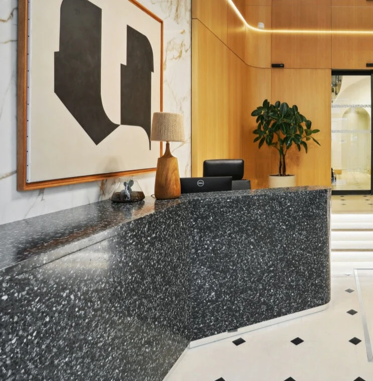 Couleur terrazzo palette