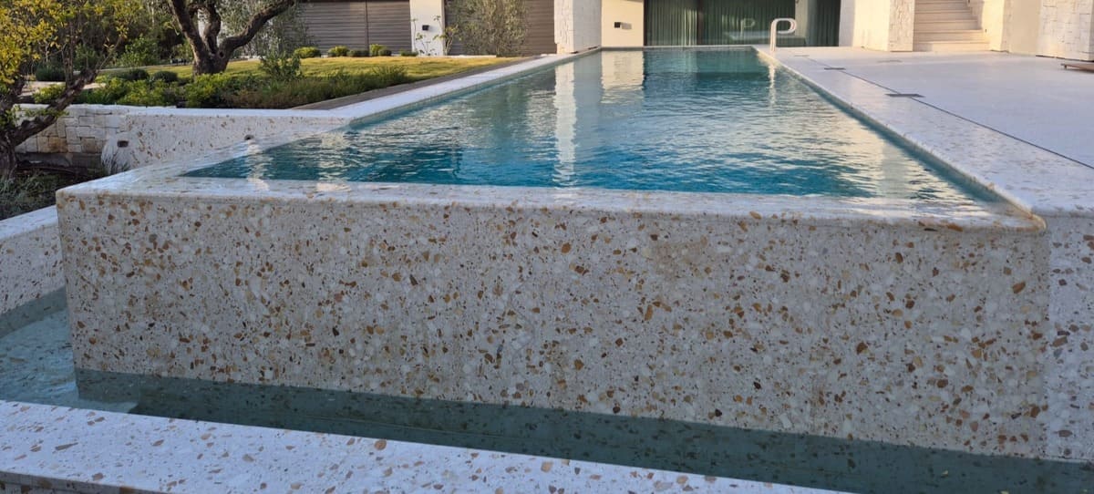 Projet piscine terrazzo
