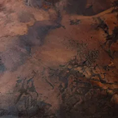 Béton ciré LucemChoc, effet corten oxydé