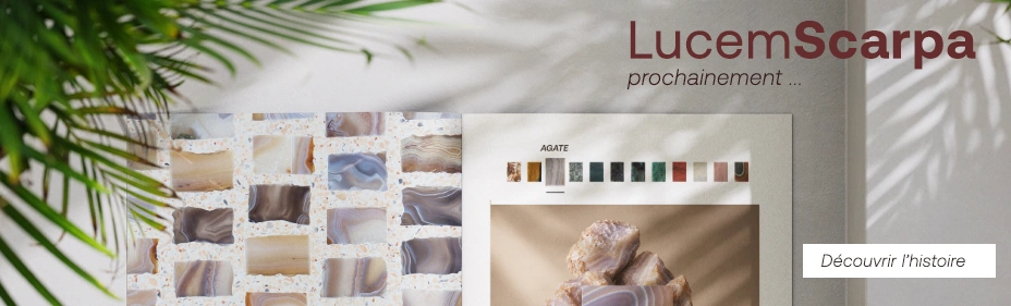 LucemScarpa, prochainement : découvrir l'histoire de notre mosaïque de pierre semi-précieuse