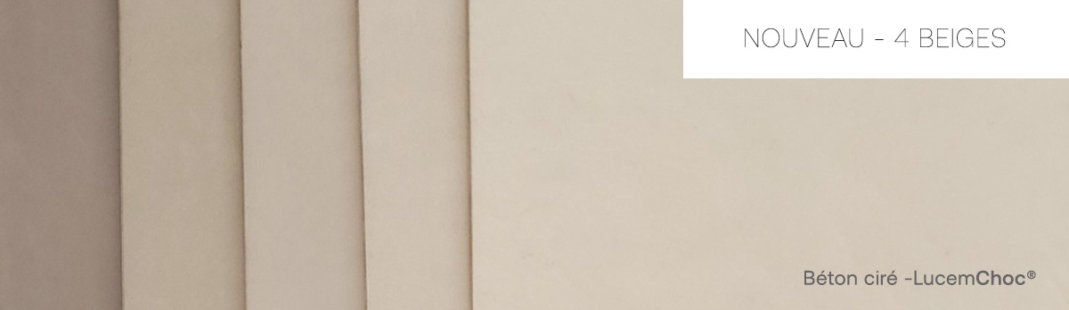 AdLucem - Nuancier terrazzo et béton ciré