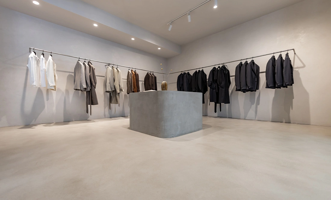 AdLucem microcement floor — floor and wall project