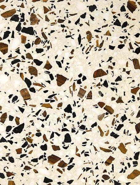 Sol terrazzo LucemStone — granulats de marbre