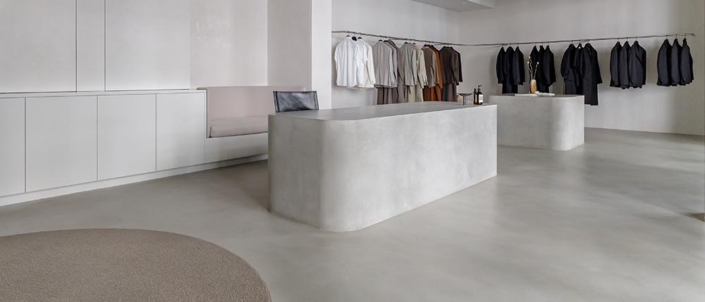 Projet commerce béton