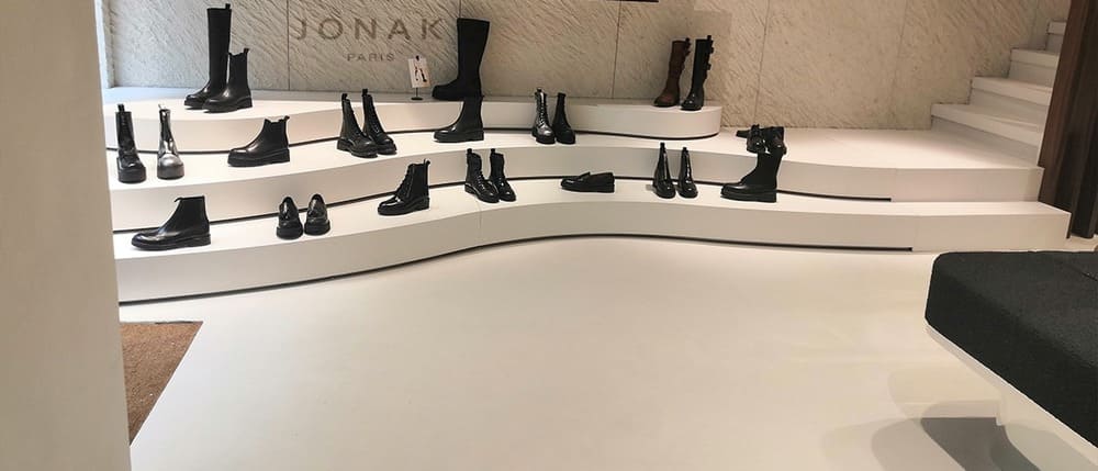 Projet commerce béton ciré