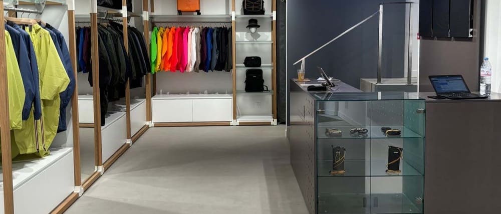 Projet commerce béton ciré