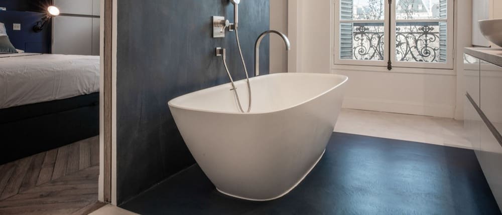 Projet habitation béton ciré