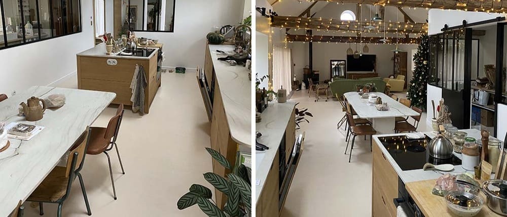 Projet habitation béton ciré