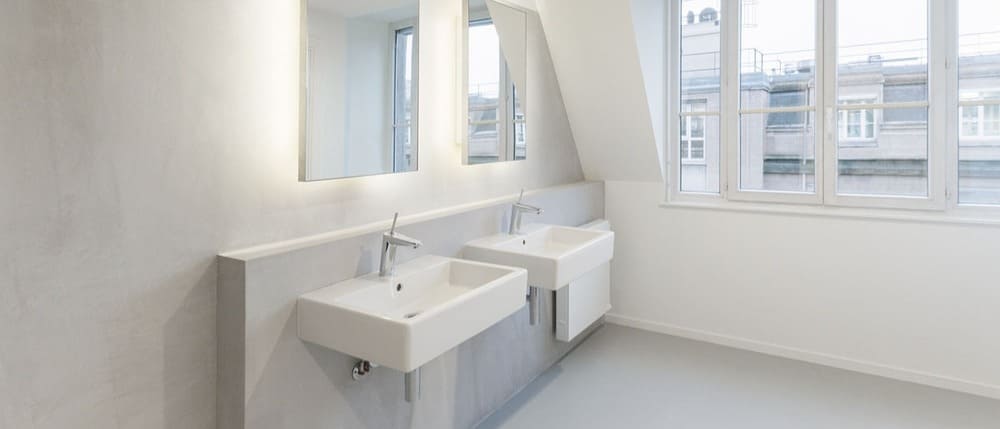 Projet public béton ciré