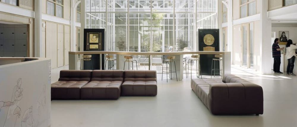 Projet siège bureaux béton ciré