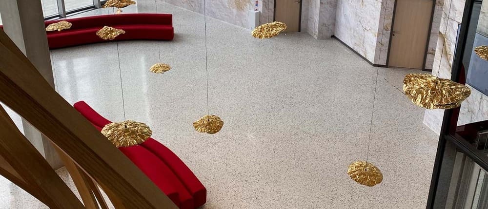 Projet siège bureaux terrazzo